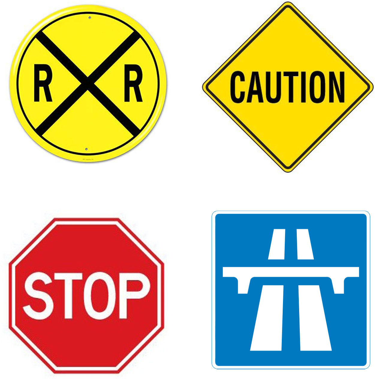 Road sign shapes